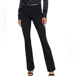 L'Agence Selma Jeans High Rise Jet Black Bootleg Denim 27 Women's